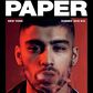 Singer on the cover of Paper magazine