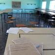 Books are seen in an empty classroom at Epworth Secondary School in Epworth near Harare, Zimbabwe, July 5, 2016.
