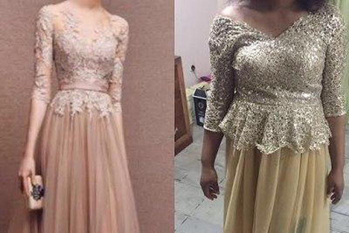 Wedding dress gone wrong