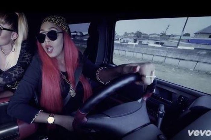 Cynthia in 'Olowo' video