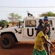A boy dances in front of Chinese peacekeepers in Gao, Mali, August 11, 2015.