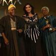 Senator David Mark, Olu Jacobs, Juliet Ibrahim and Ghanaian actress, Juliet Ibrahim at AMAA 2016