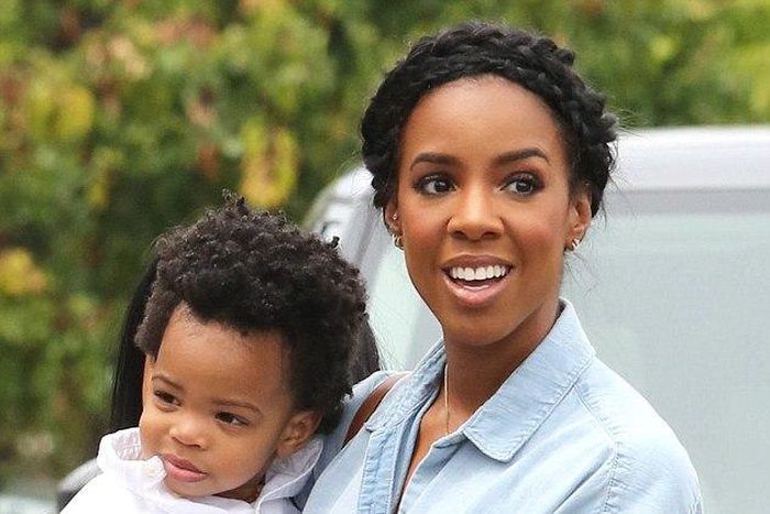 Kelly Rowland and son, Titan step out for Safe Kids Day