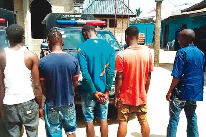NSCDC arrests 6 alleged illegal miners in Delta