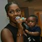 Tiwa Savage and son, Jamil Balogun