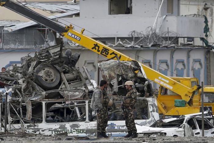 Death toll from blast in Afghan capital Kabul rises to 64