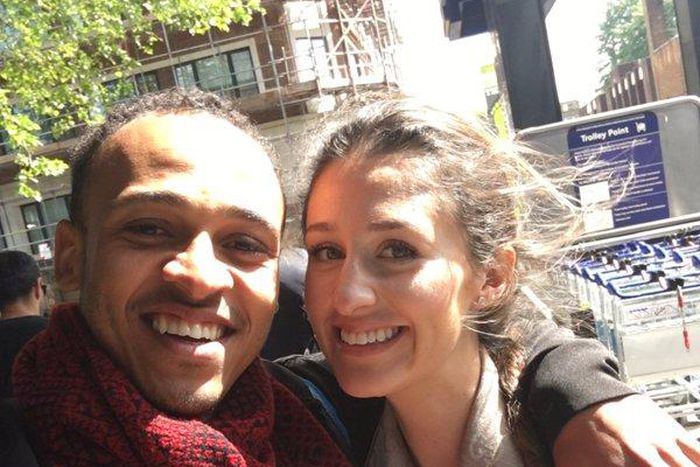 Osaze Odemwingie and wife, Sarah Fallon
