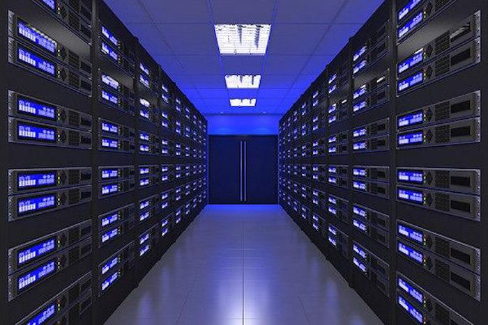 Web hosting server room