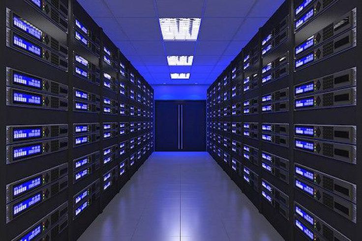 Web hosting server room