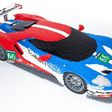 1:3 scale replica of the Ford GT race car 