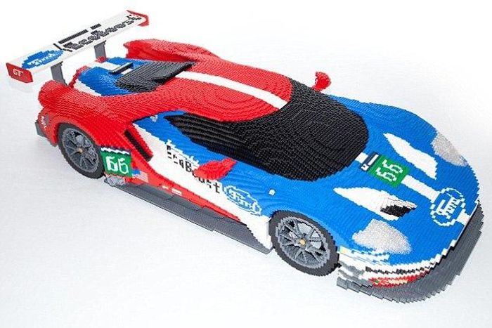 1:3 scale replica of the Ford GT race car 