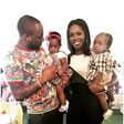 Davido, Tiwa Savage & son at Imade's birthday