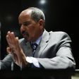 Western Sahara's Polisario Front President Mohamed Abdelaziz answers a question during an interview in Madrid November 14, 2014.