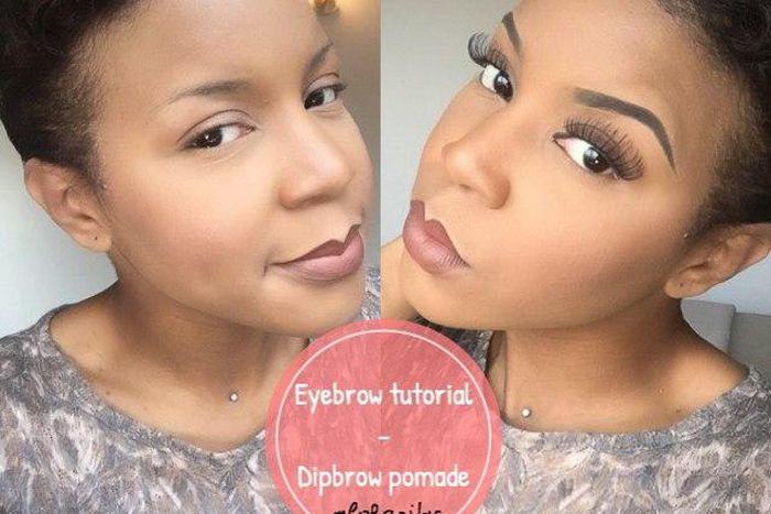 Lola OJ shows how to nail the perfect eyebrows with dipbrow pomade