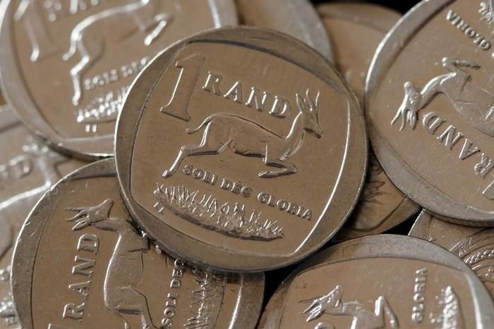 South African Rand coins are seen in this photo illustration taken September 9, 2015.  South Africa's rand recovered some ground on Monday after falling 4 percent on Friday due to a row involving the finance minister, but government bonds fell. REUTERS...