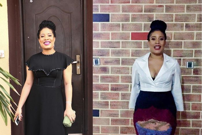 Monalisa Chinda in DNA by Iconic Invanity (L) and Odio Mimonet (R). Both looks were styled by Ezinne Chinkata