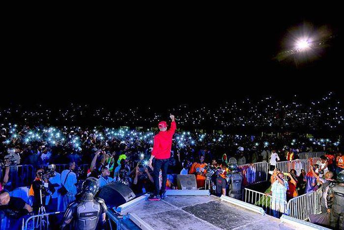 Wizkid performs in Niger