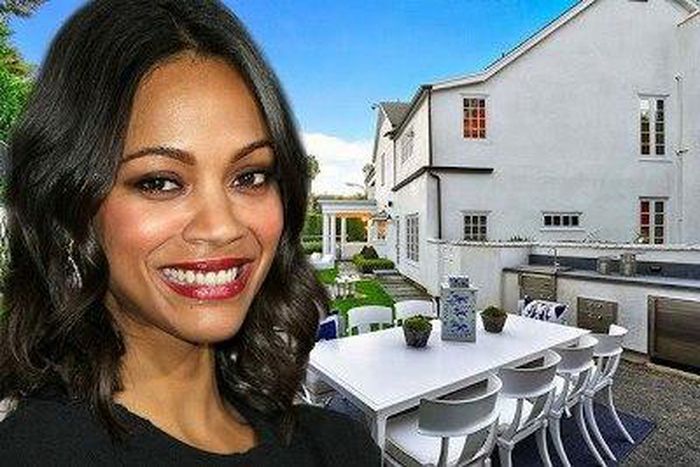 Zoe Saldana's $9 million Beverly Hills mansion