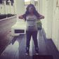Lami Phillips shows off bump