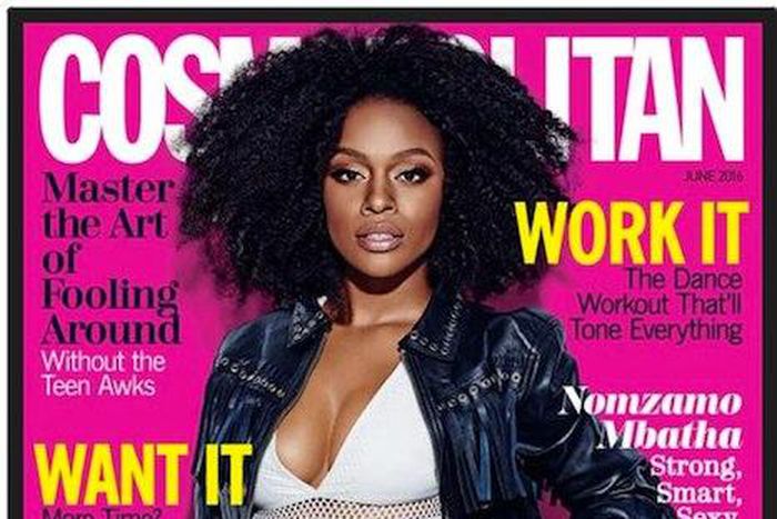Nomzamo Mbatha on the cover of Cosmopolitan South Africa