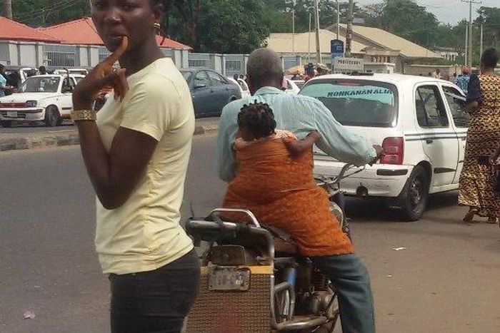 Man spotted in ibadan