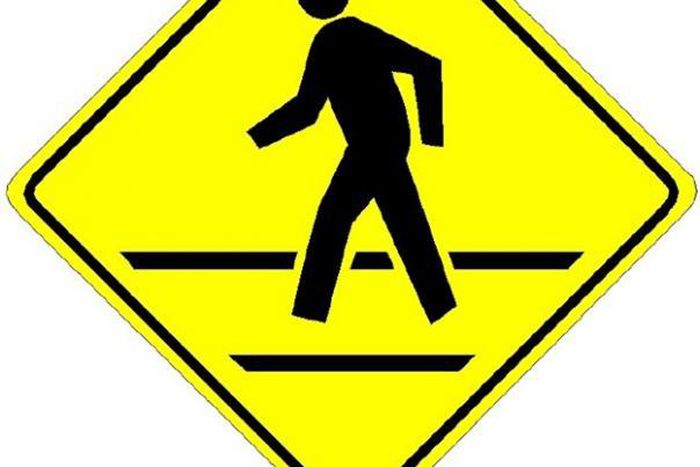 Pedestrian sign