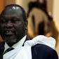 South Sudan's opposition leader Riek Machar speaks during a briefing ahead of his return to South Sudan as vice president, in Ethiopia's capital Addis Ababa, April 9, 2016.