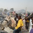 Fire in Kaduna market