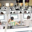 Applicants writing their examination