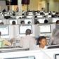 Applicants writing their examination