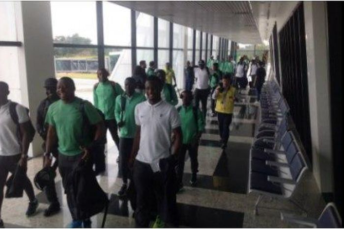 Nigeria's Dream Team arrive Brazil