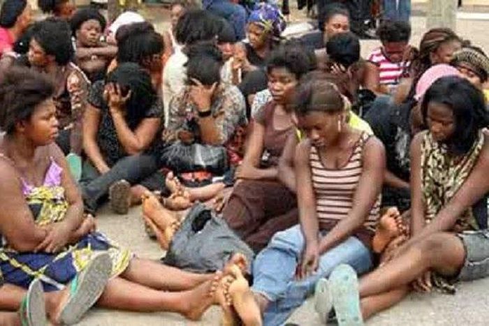 Busted Prostitutes (Illustration)