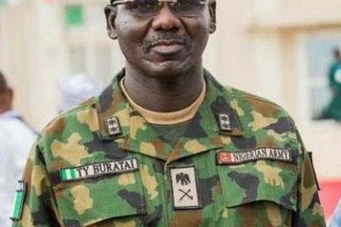Chief of Army staff, Major General TY Buratai