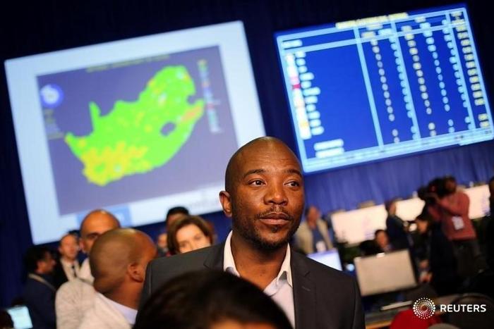 Democratic Alliance leader Mmusi Maimane looks on at the result center in Pretoria, South Africa August 4, 2016.
