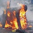Girl arrested for burning her father to death