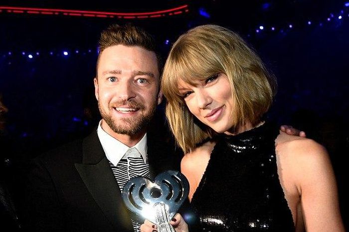 Taylor Swift, Justin Timberlake at 2016 iHeartRadio Music Awards, California