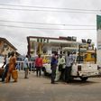 People queue with their vehicles to buy fuel in front of a fuel station at Agege district in Lagos, Nigeria April 5, 2016. To match NIGERIA-OIL/ REUTERS/Akintunde Akinleye