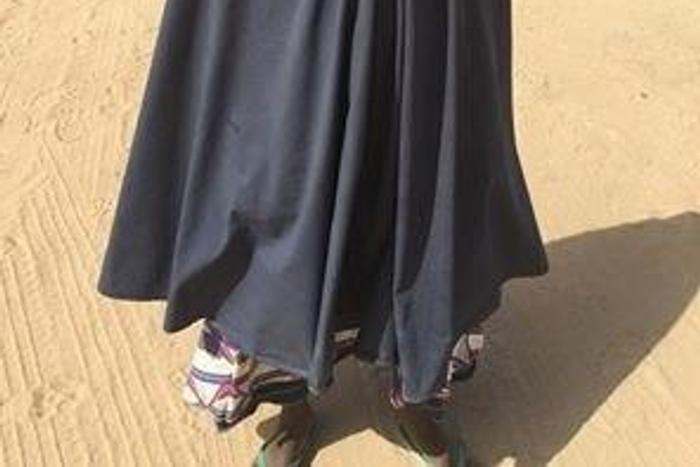 Suspected female suicide bomber, Fatima Babagapchia (This picture is for illustrative purposes.)