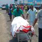 The corpse of Koumate Monique been rolled into the hospital