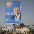 A billboard campaigning for presidential candidate, Patrice Talon, is seen along a road in the Akpakpa district in Cotonou, Benin, March 4, 2016.