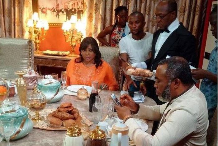 Zack Orji and Ayo Adesanya