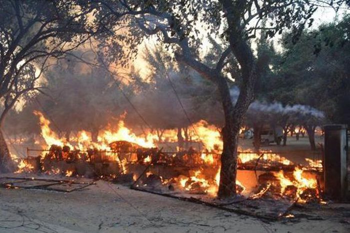 Gunfire erupts as police clash with squatters in Indian park, 22 killed