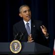 U.S. President Barack Obama addresses the Chief of Missions Conference at the State Department in Washington