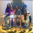 Vincent Enyeama and his family