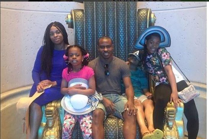 Vincent Enyeama and his family