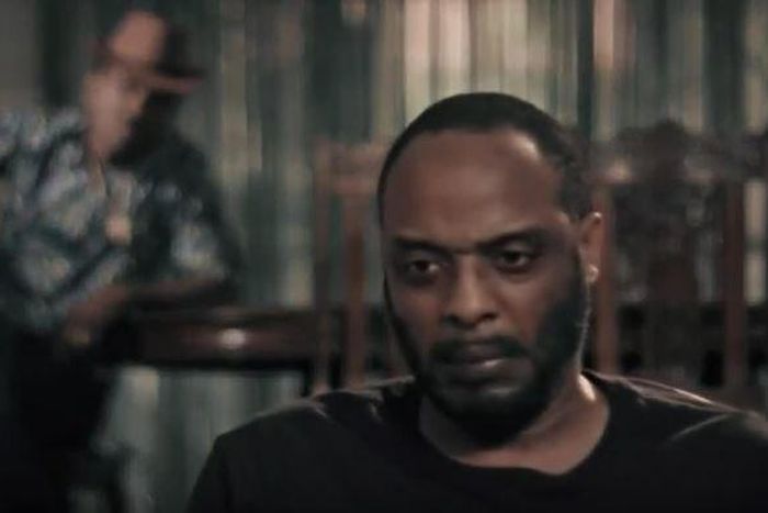 Kalu Ikeagwu on the set of "Benevolence"