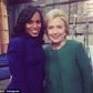 Hillary Washington visits Kerry Washington on set