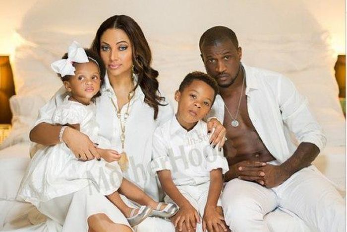 Peter Okoye and family