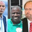 Paul Le Guen, Salisu Yusuf and Tom Sainfiet