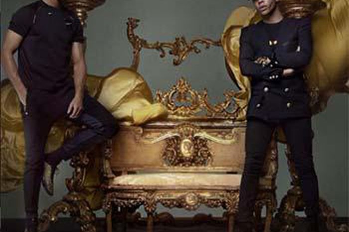 Christiano Ronaldo and Olivier Rousteing for Balmain x NikeLab's 'Football Nouveau' collection
